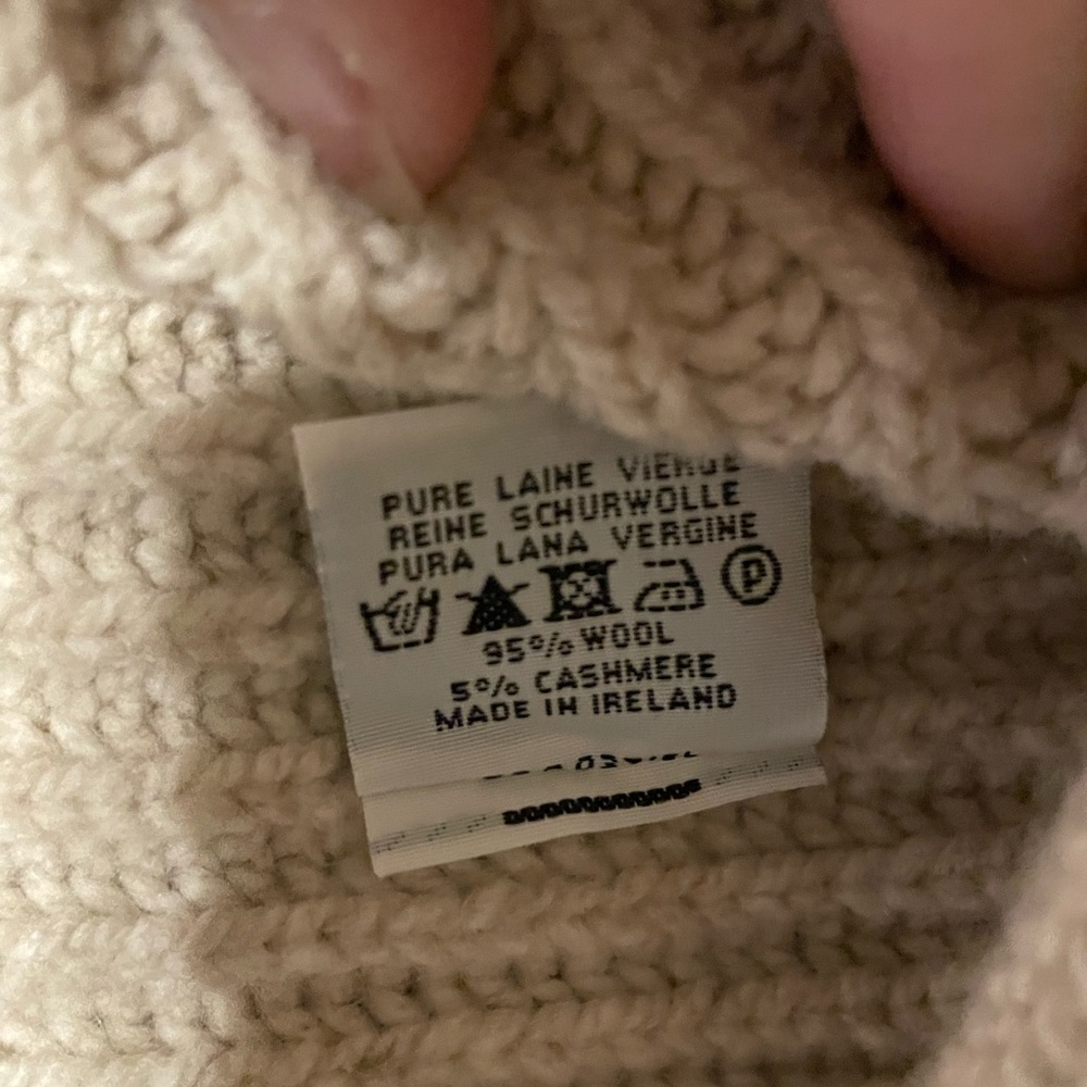 Fisherman out of Ireland Fisherman Sweater SZ S - Picture 6 of 6